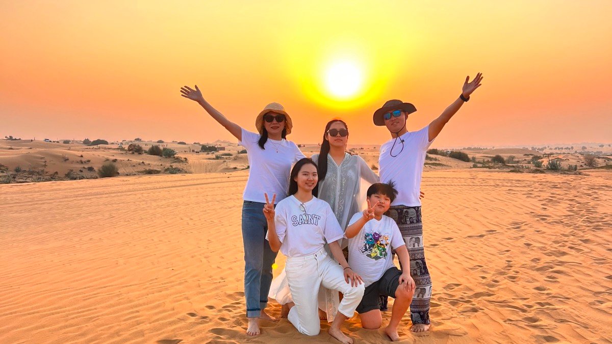 Kids-Friendly Morning Desert Safari Abu Dhabi – Family Desert Tour
