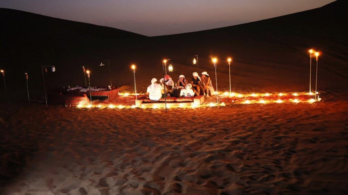 Romantic Desert Dinner in Dubai – Private Couple Date Experience