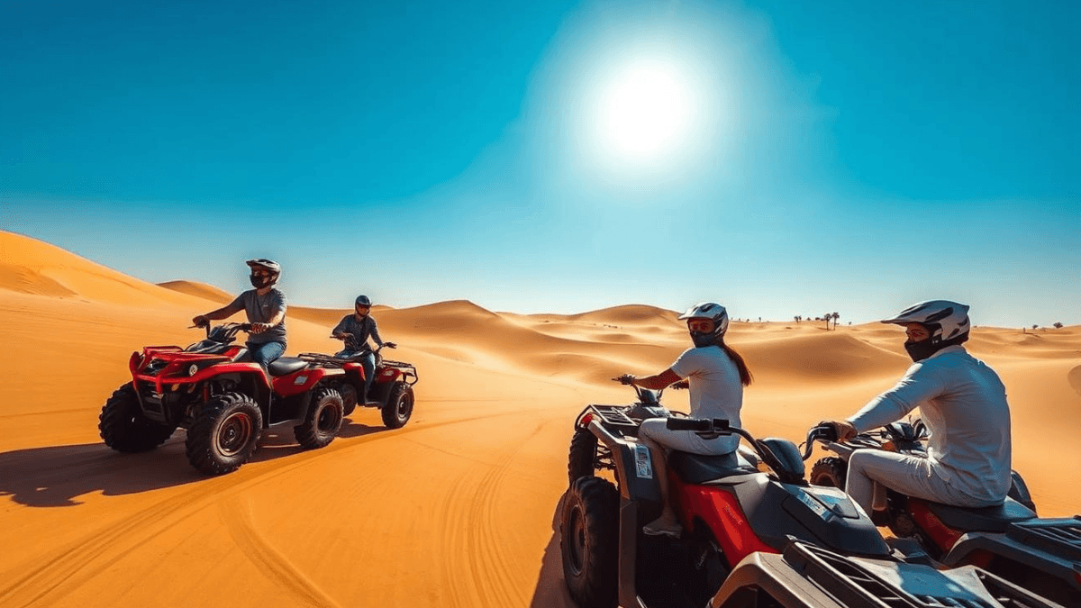 Dubai Morning Desert Safari With Quad Bike